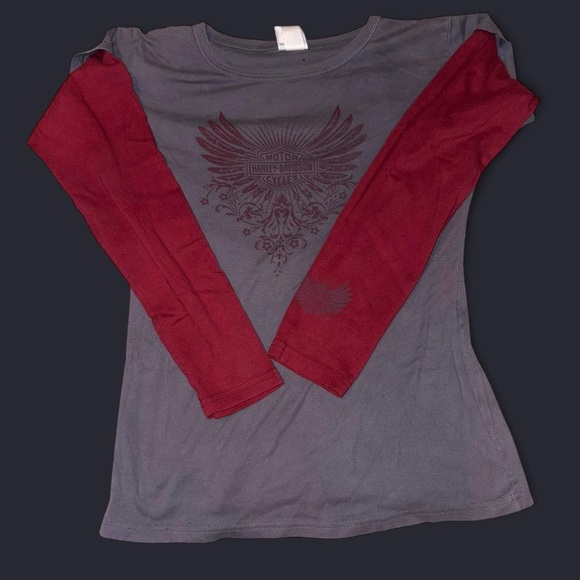 Harley-Davidson Tops - Harley-Davidson Women’s Long Sleeve Raglan